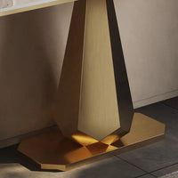 PINO Steel Pillar Base Console Table