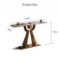 RITNO Steel Base Console Table