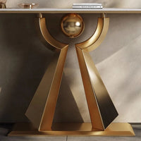 RITNO Steel Base Console Table
