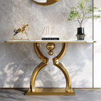 LIVA Steel Base Console Table