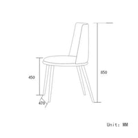 PATIK Double Curved Base Dining Table