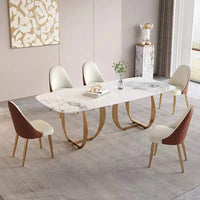 PATIK Double Curved Base Dining Table