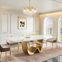 WIWO Wavy Base Dining Table