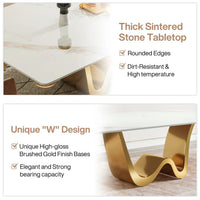 WIWO Wavy Base Dining Table