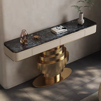 ZHIVA Stair Base Drawer Top Console Table