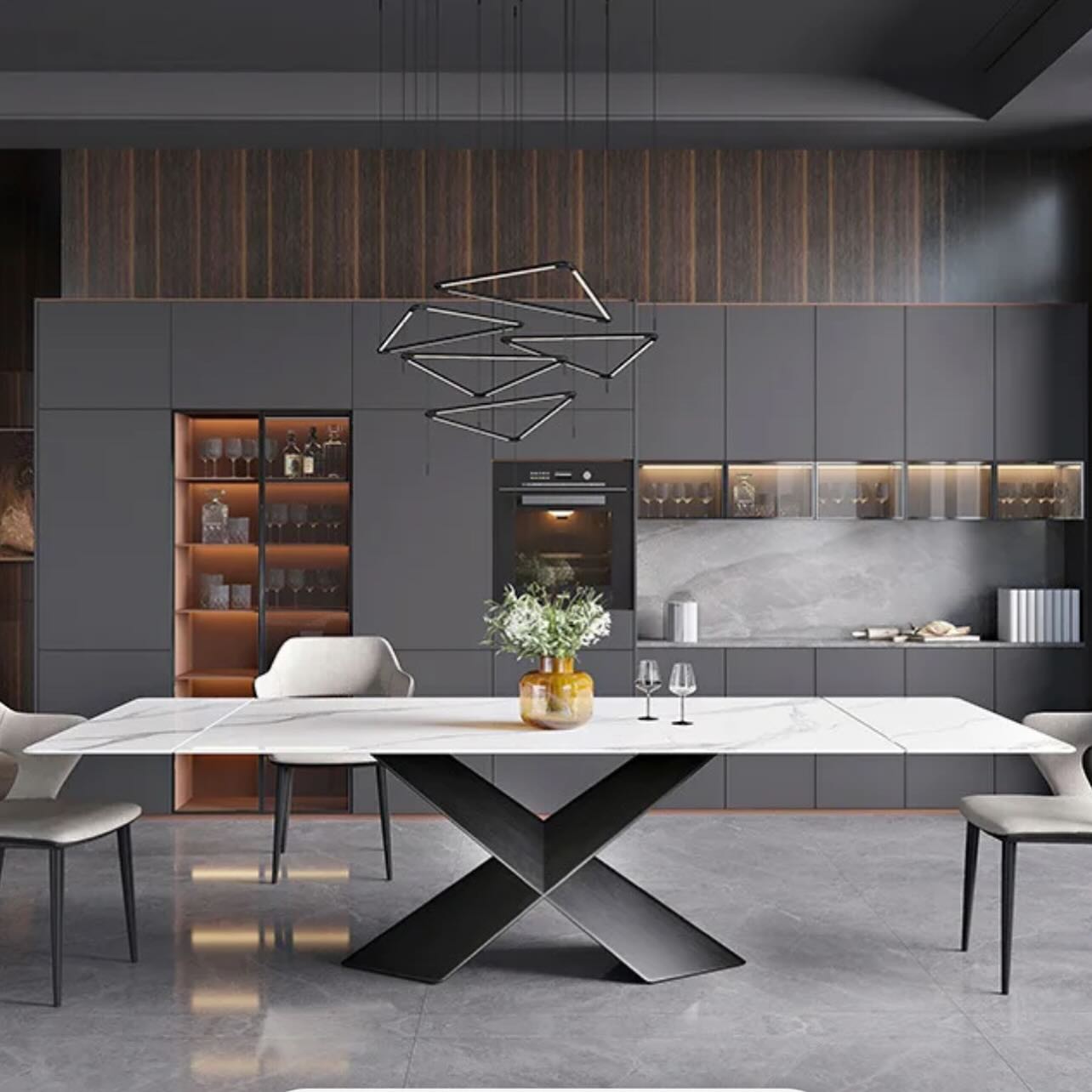 XILAN X Base Dining Table