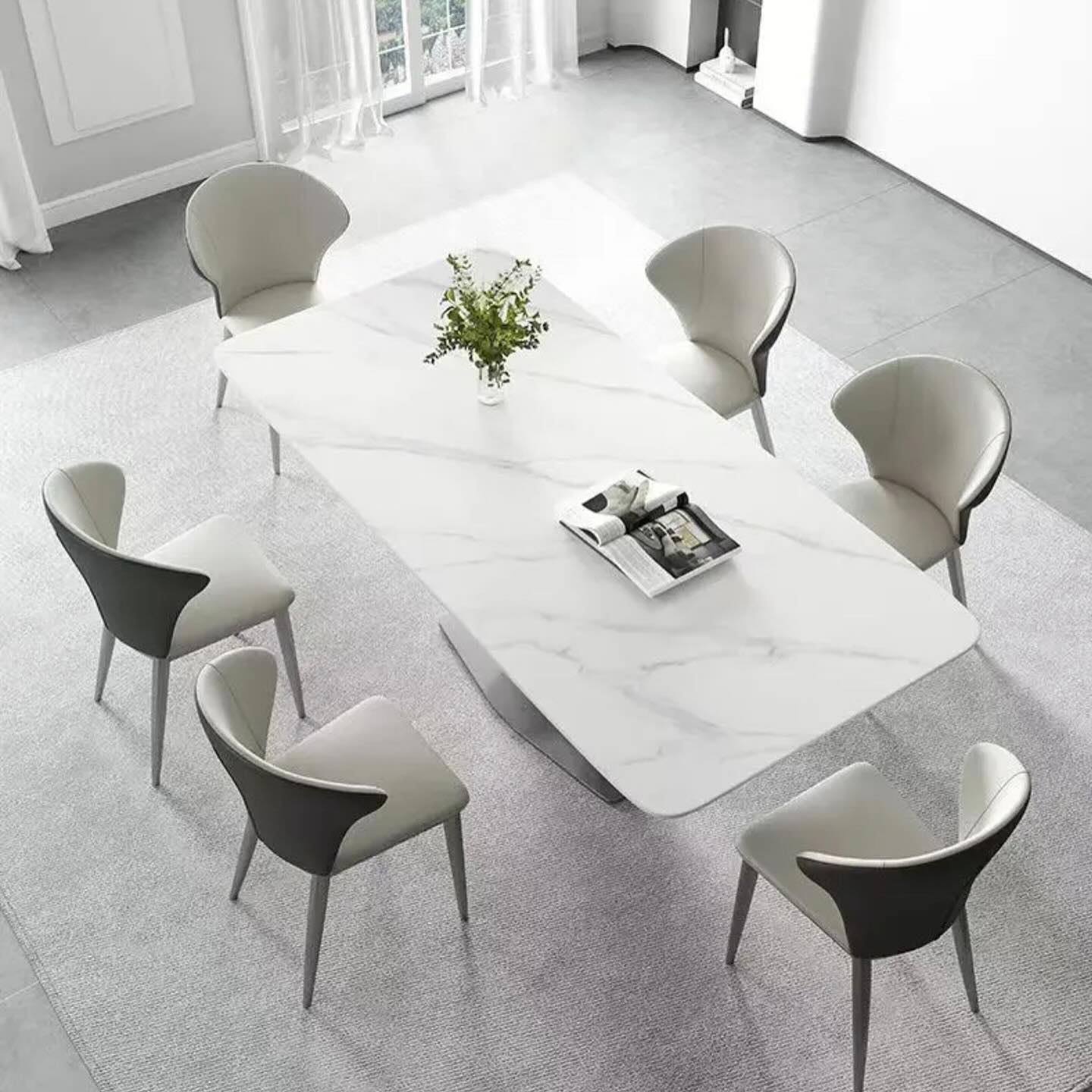 VAKO V Base Dining Table