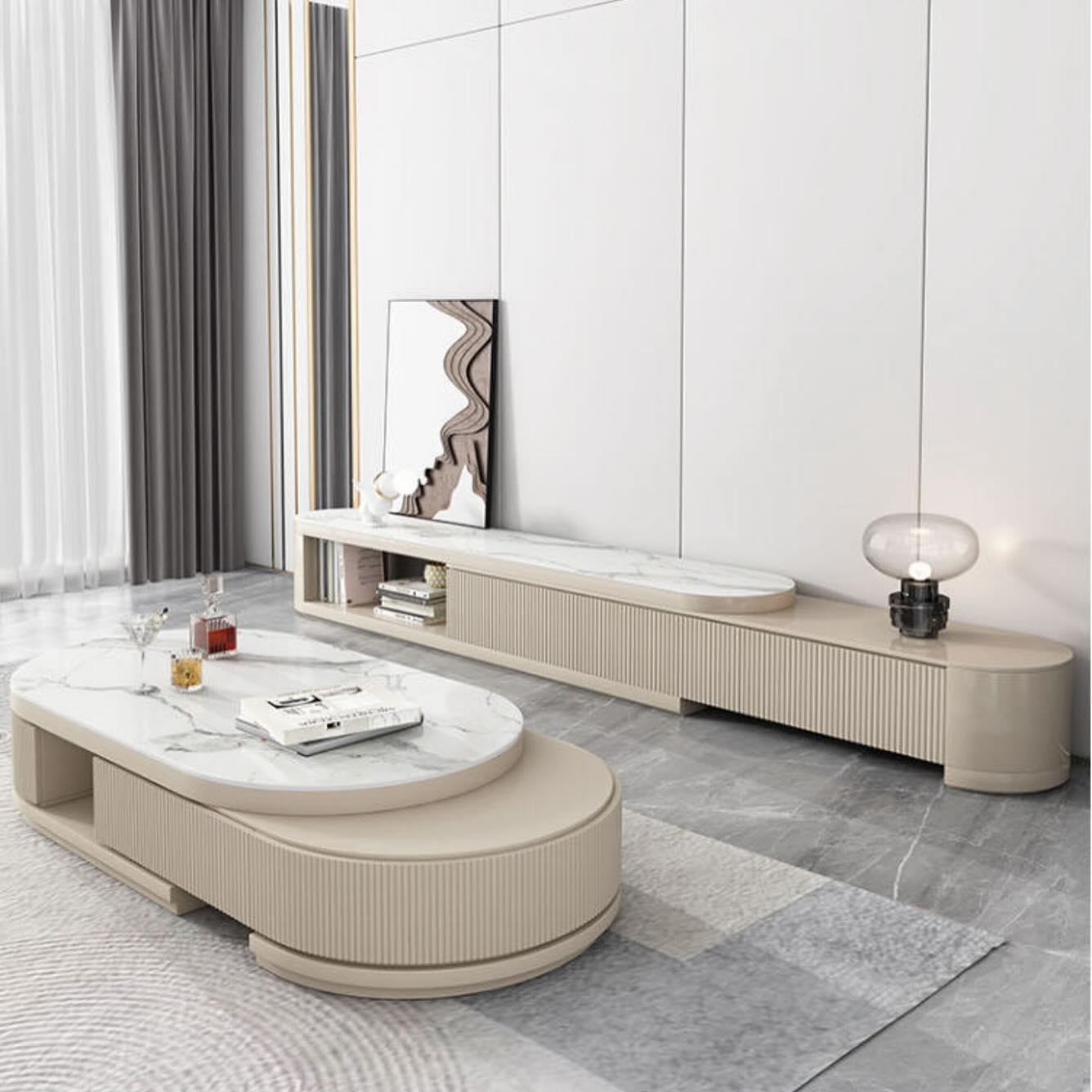 Tv Unit - Coffee Table Set 28