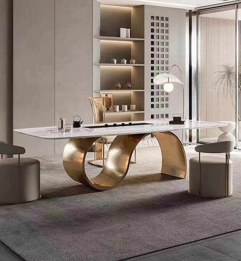 WOLO Wavy Base Dining Table