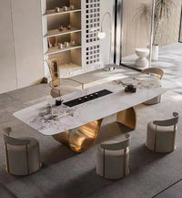 WOLO Wavy Base Dining Table