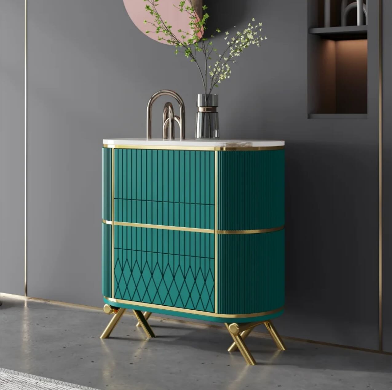 CHIKA 3 Sizes Chest of Drawers