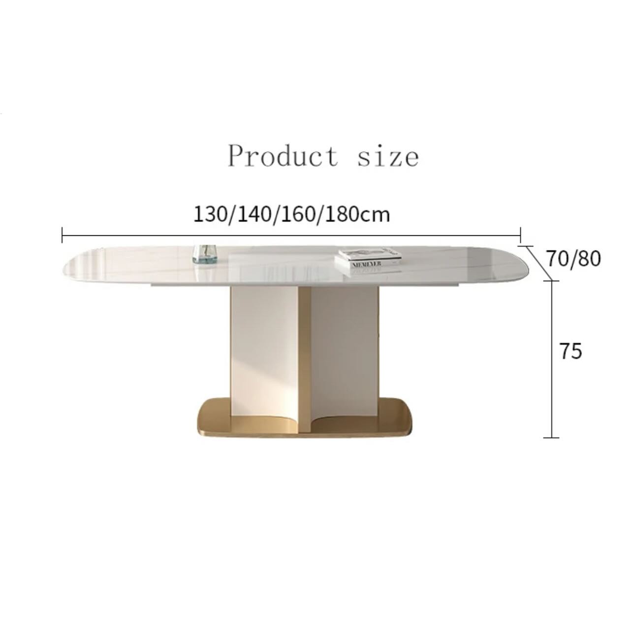 PADI Cross Pillar Dining Table