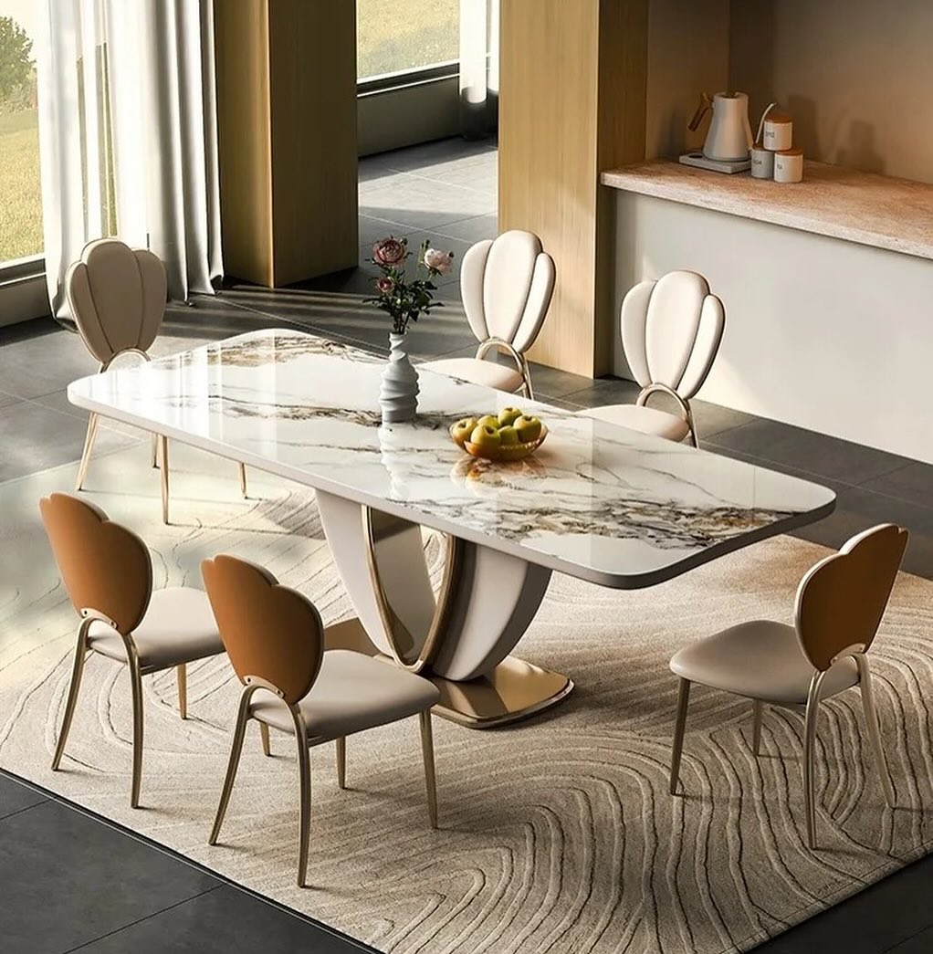 RAMI Flower Base Dining Table
