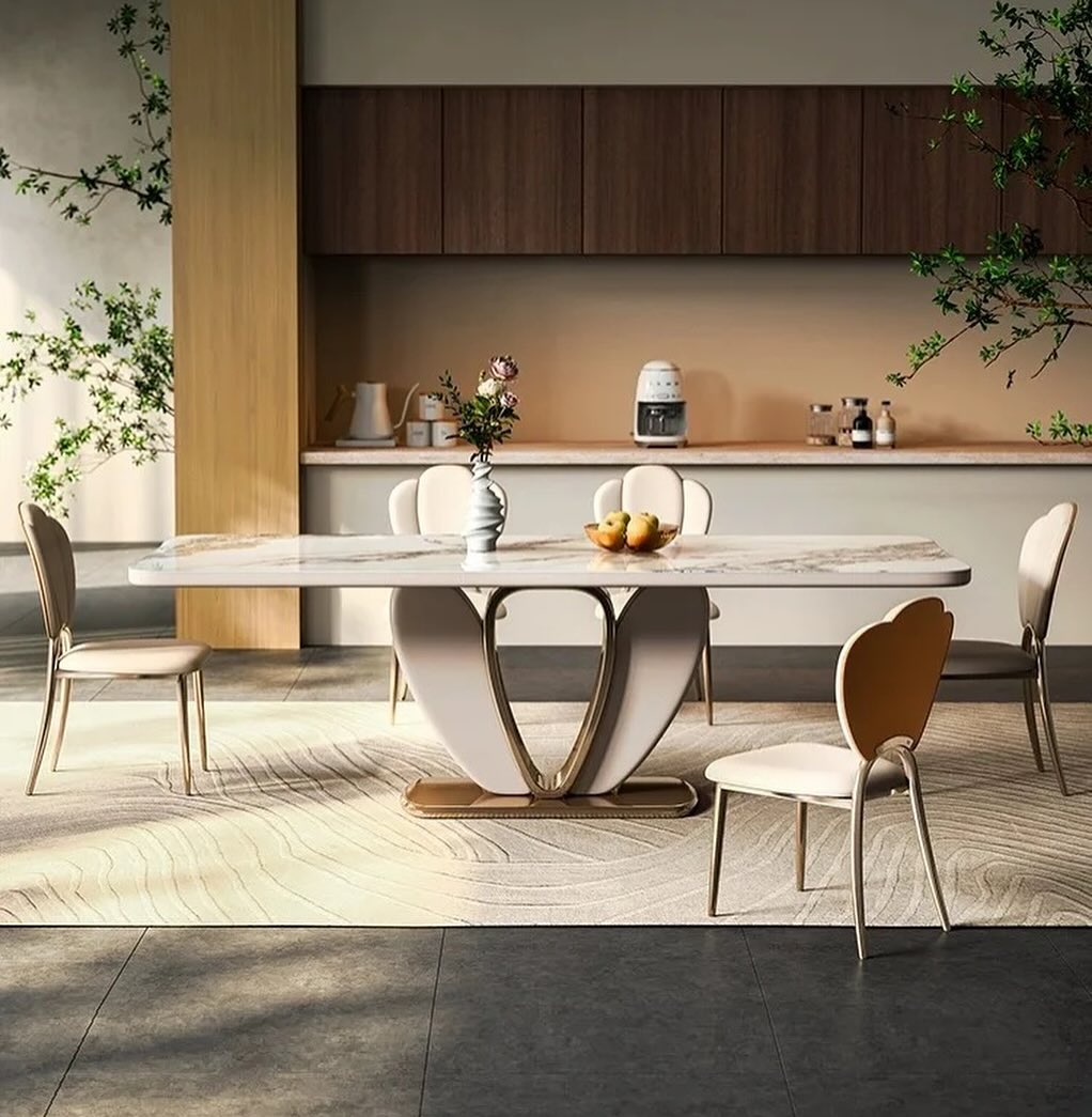RAMI Flower Base Dining Table