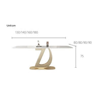 SITEL D Base Dining Table