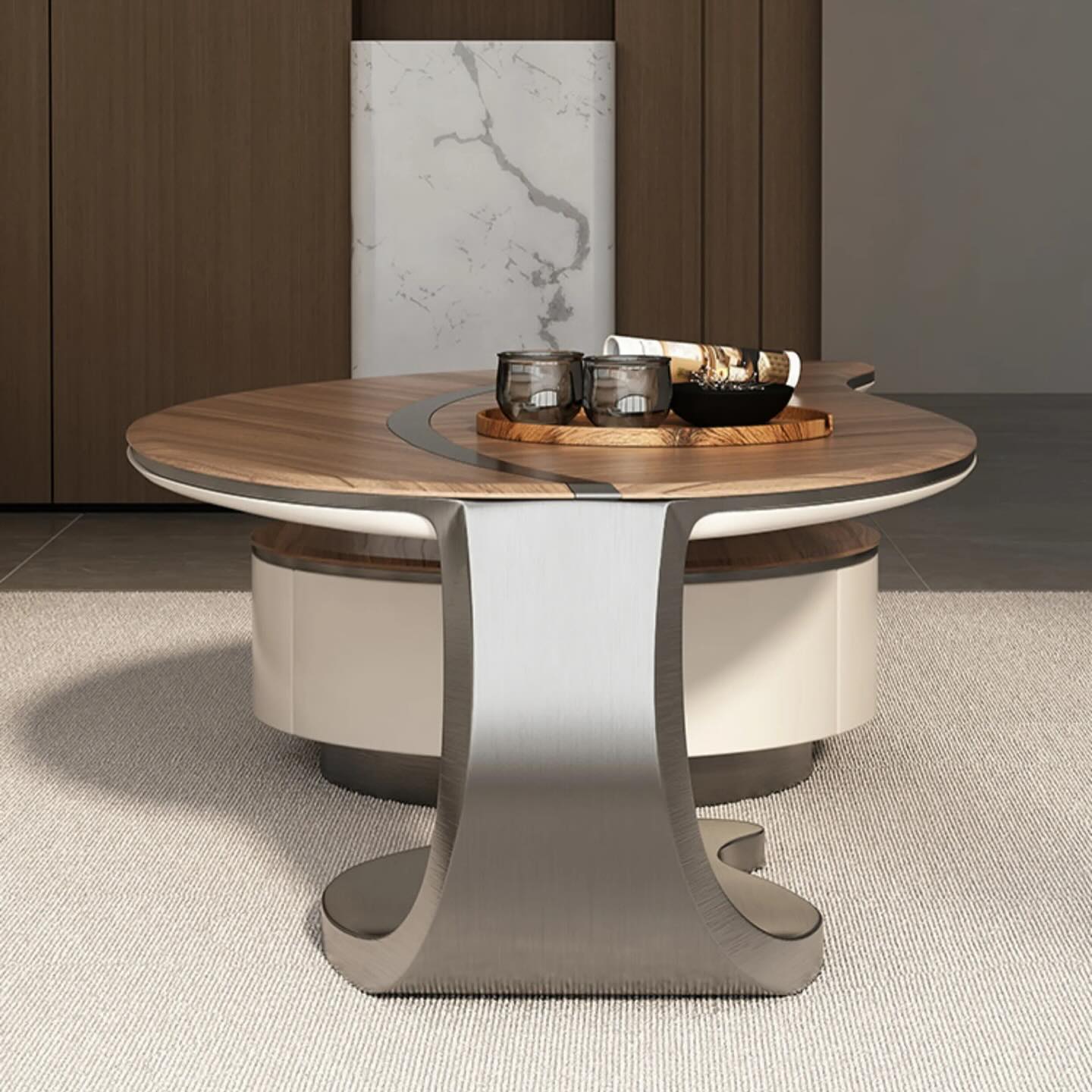 TV Unit _ Coffee Table Set - 12