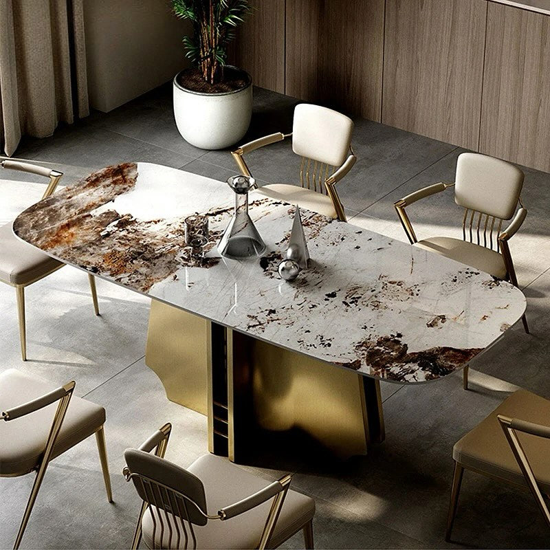 ZINFO Plus Steel Base Dining Table