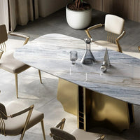 ZINFO Plus Steel Base Dining Table