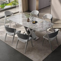 SIRTO Crossed V Base Dining Table