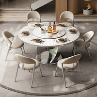 ZHIMA Prong Base Round Dining Table