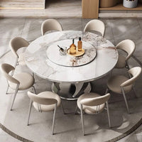 ZHIMA Prong Base Round Dining Table