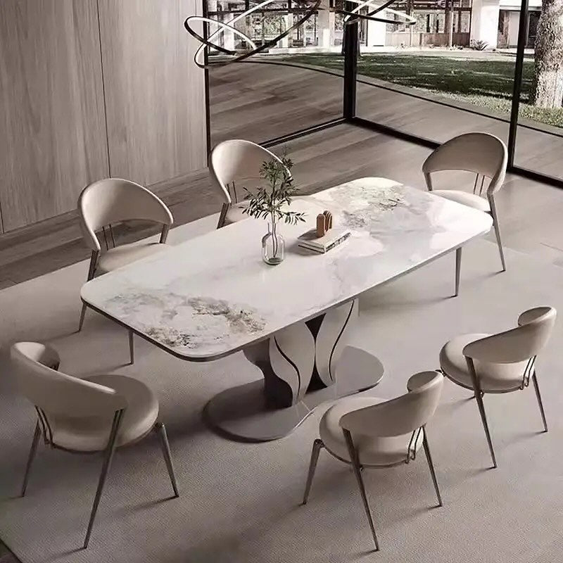 FLORA Flower Steel Base Dining Table