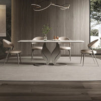 FLORA Flower Steel Base Dining Table