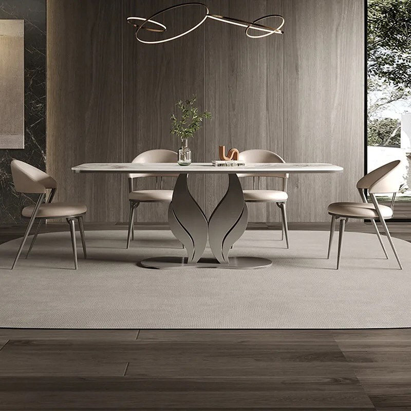 FLORA Flower Steel Base Dining Table