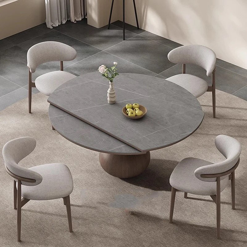 Jug Shape Base Round Dining Table