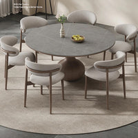 Jug Shape Base Round Dining Table