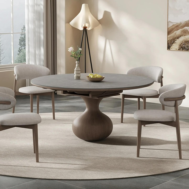 Jug Shape Base Round Dining Table