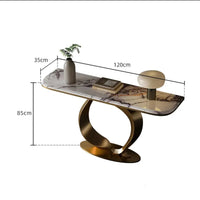 Whale Tail Base Hallway Console Table