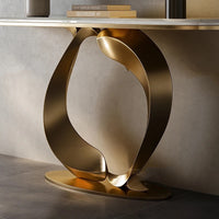 Whale Tail Base Hallway Console Table