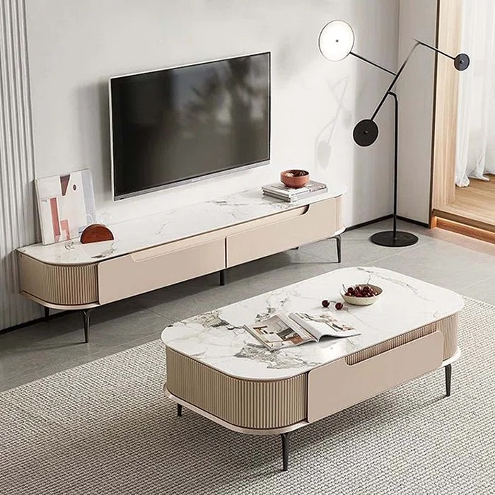 TV Unit _ Coffee Table Set - 7