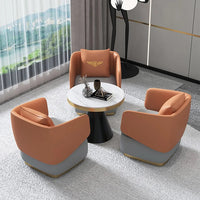 Square Shape Double Tone Colour Armchair