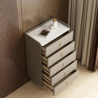 LATIK 3 Sizes Fabric Finish Chest of Drawers Tallboy