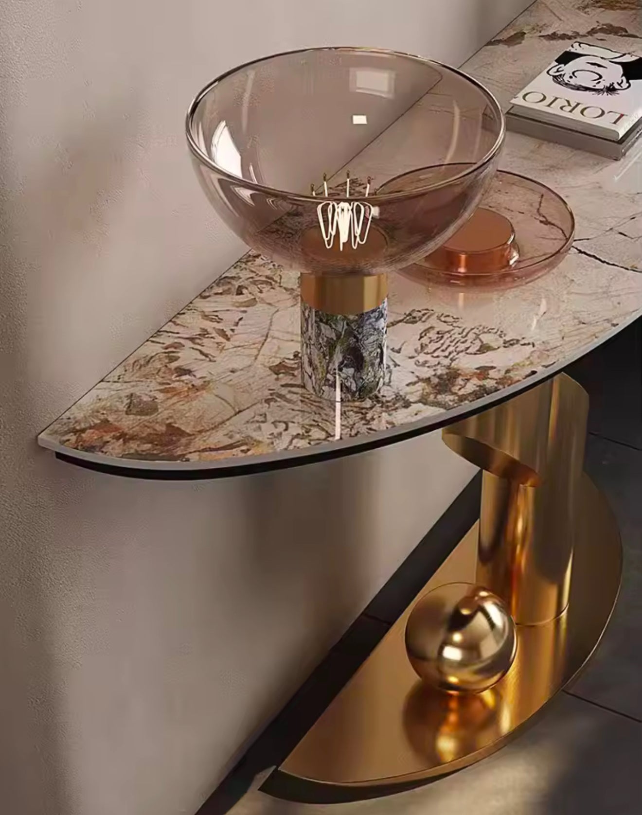SHIZA Broken Line Base Console Table