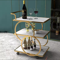 SINTA 3-Layers Bar Cart Trolley