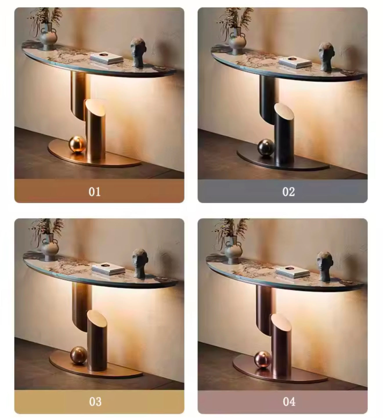 SHIZA Broken Line Base Console Table