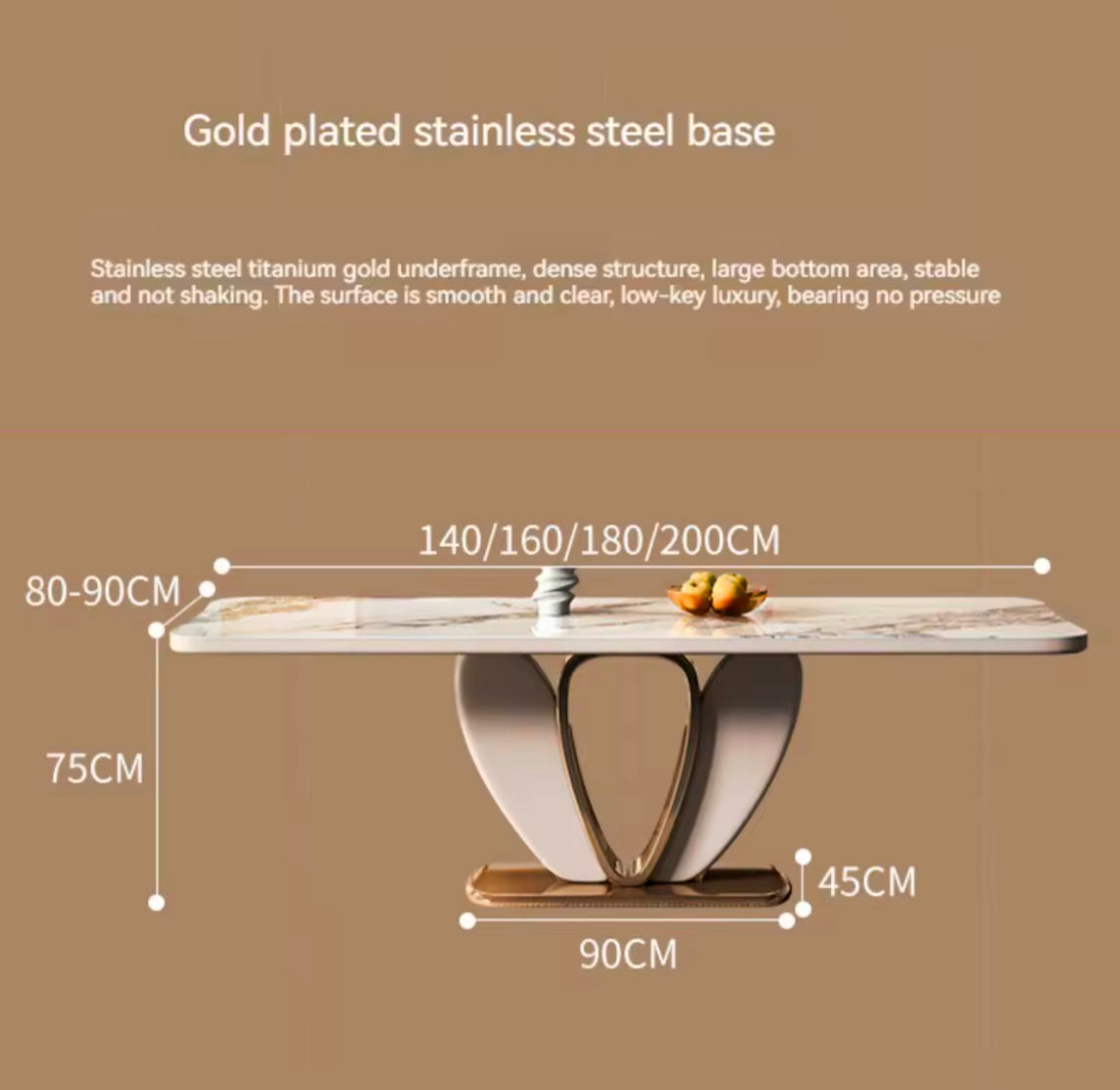 RAMI Flower Base Dining Table
