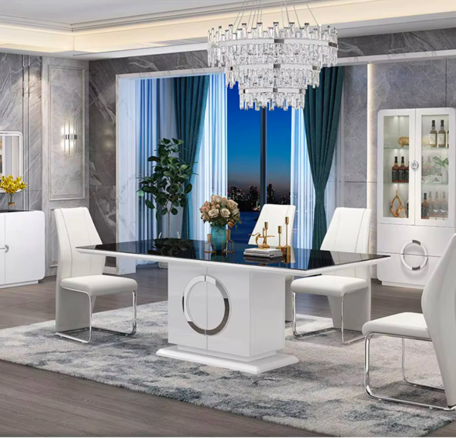 NIRA Cabinet Circle Base Dining Table