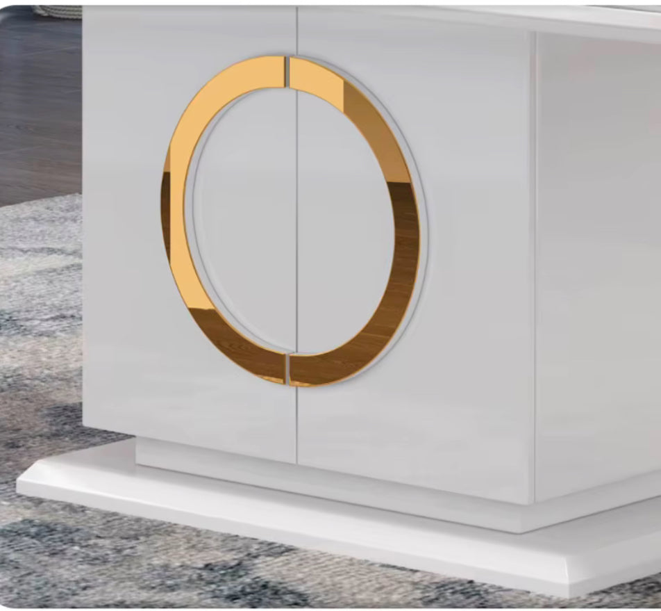 NIRA Cabinet Circle Base Dining Table