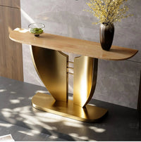 SHIKO Steel Base Console Table