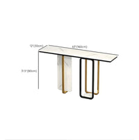 ZOTA Stone Base Console Table