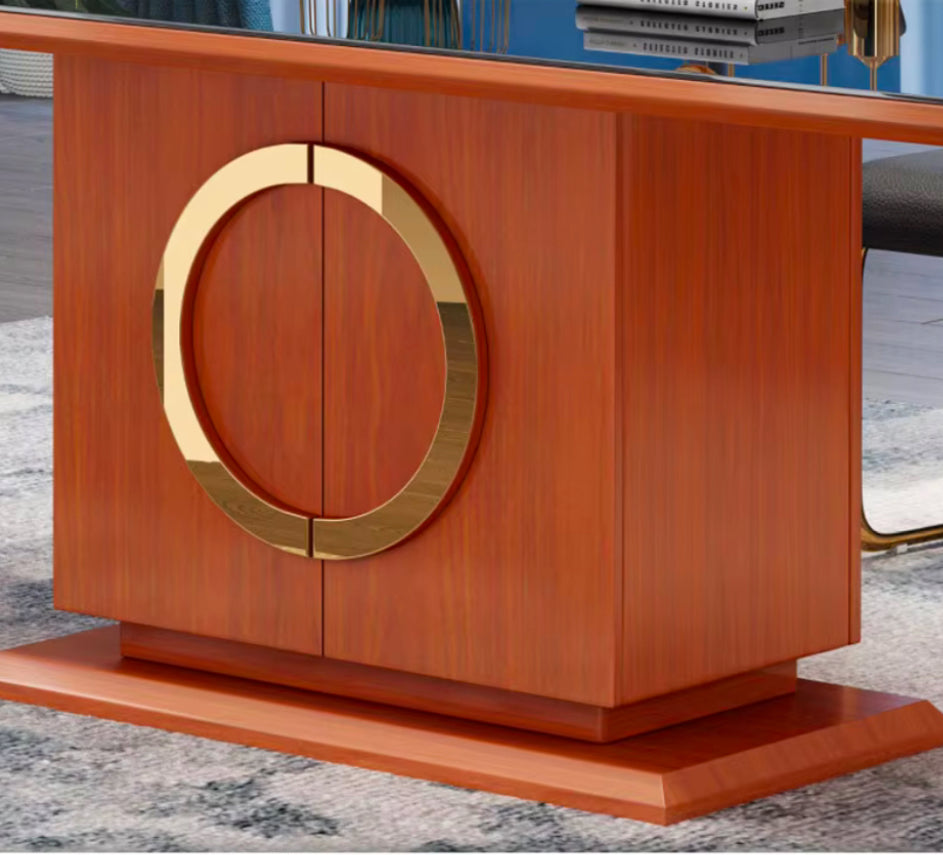 NIRA Cabinet Circle Base Dining Table