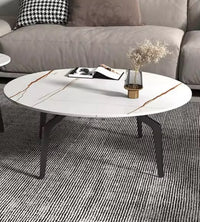 ZINDI Crow Base Round Double Nested Coffee Table