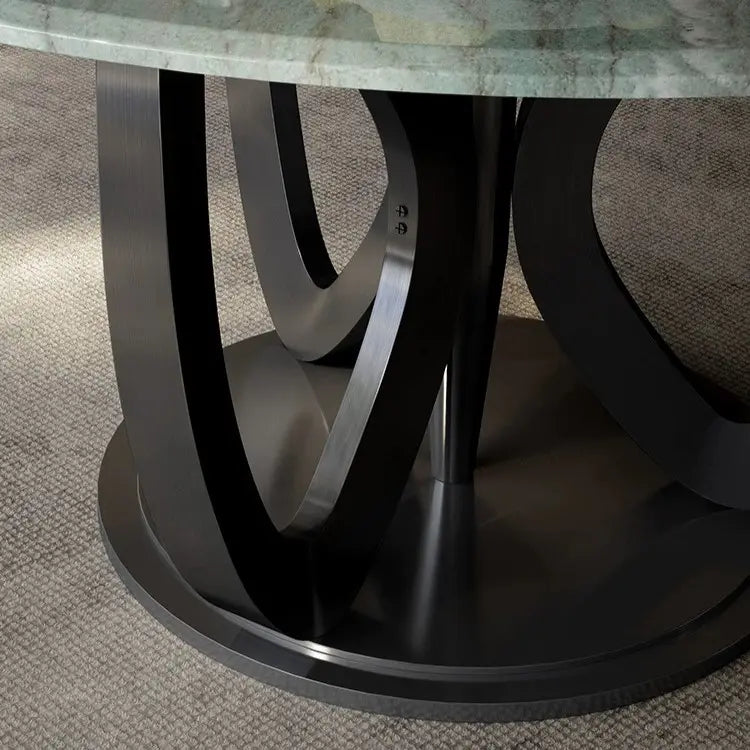 KOKO Steel Base Round Dining Table