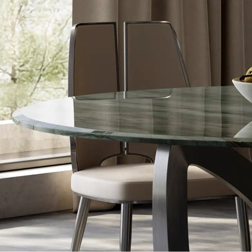 KOKO Steel Base Round Dining Table