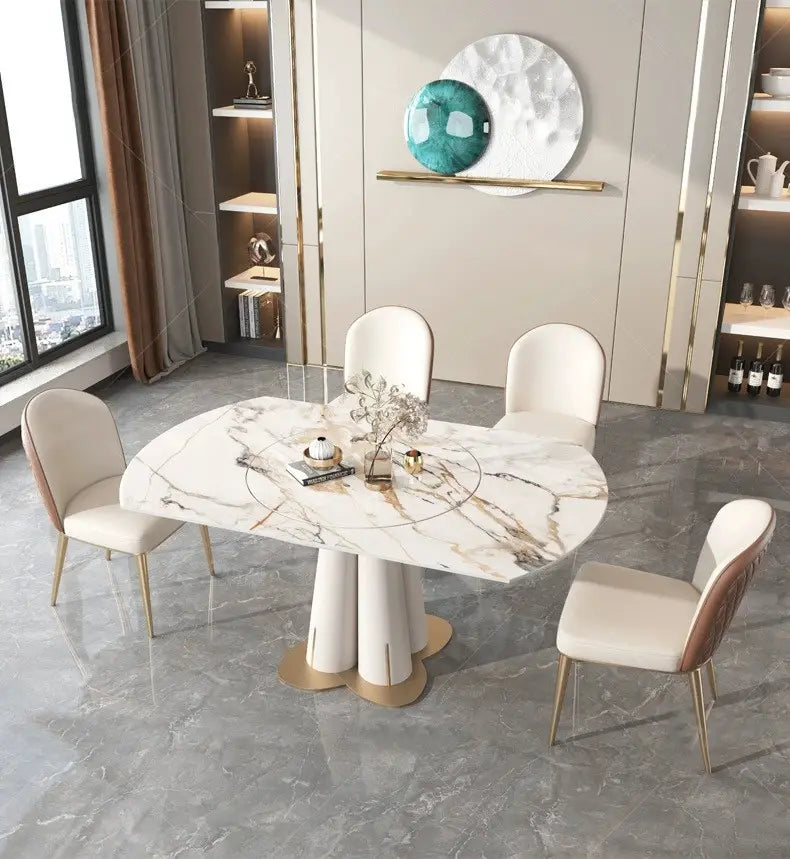 GAZOO Extendable Round Dining Table