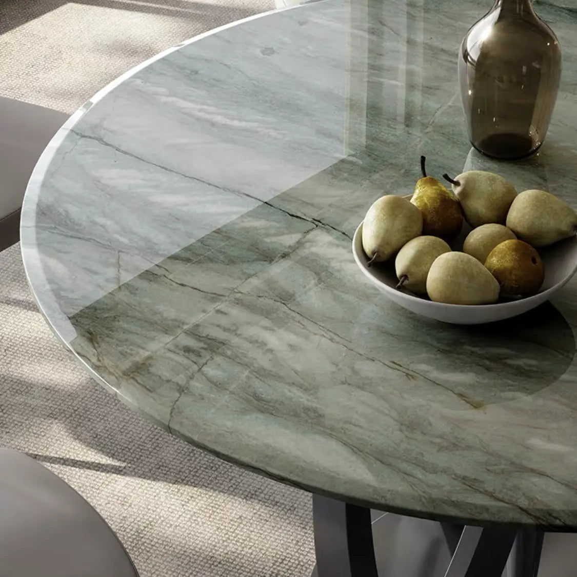 KOKO Steel Base Round Dining Table